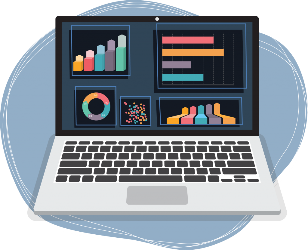 Data visualisatie illustratie